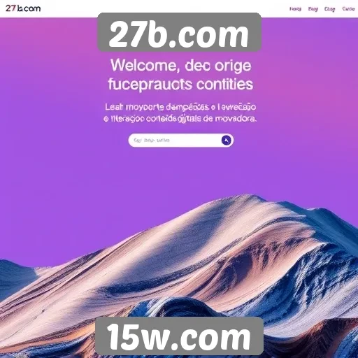 Experiência do usuário no site 27b.com
